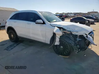 2018 Mercedes-Benz GLC with VIN WDC0G4JB5JV038552, listed as a Copart auction lot 49878755 with 70,196 mi miles and Salvage Title. Bid and sale history available at carsss.com. Image 4.