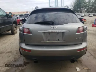 2006 Infiniti FX35 with VIN JNRAS08W36X203360, listed as a Copart auction lot 50279784 with 0 mi miles and Salvage Title. Bid and sale history available at carsss.com. Image 6.