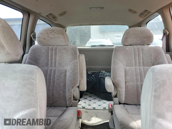2001 Toyota Sienna LE with VIN 4T3ZF13C61U362980, listed as a Copart auction lot 71986484 with 188,556 mi miles and Salvage Title. Bid and sale history available at carsss.com. Image 10.