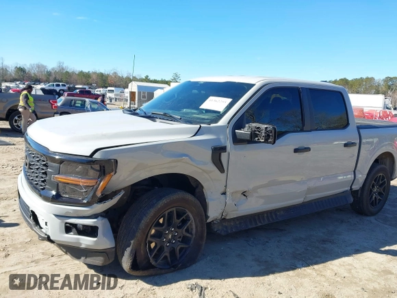 2024 Ford F-150 STX with VIN 1FTFW2L51RKD62920, listed as a IAAI auction lot 41362255 with 12,937 mi miles and . Bid and sale history available at carsss.com. Image 6.