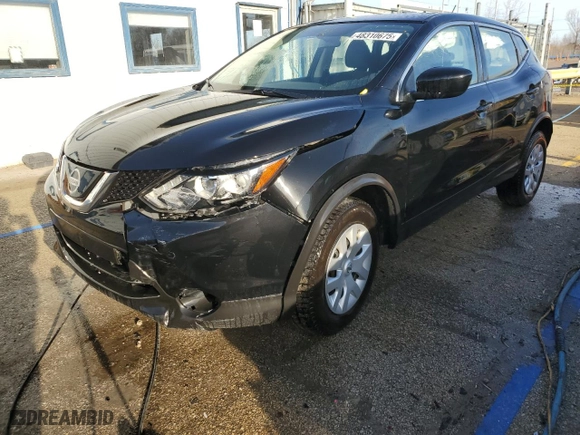 2019 Nissan Rogue Sport S with VIN JN1BJ1CR7KW350055, listed as a Copart auction lot 48310675 with 49,338 mi miles and Salvage Title. Bid and sale history available at carsss.com. Image 1.