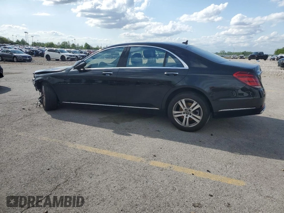 2018 Mercedes-Benz S 560 z VIN WDDUG8GB3JA413695, wystawiony jako Copart lot #54157285 z przebiegiem 34 197 mil mil oraz Szkoda całkowita • Salvage title. Historia ofert i sprzedaży dostępna na DreamBid. Obrazek 2.
