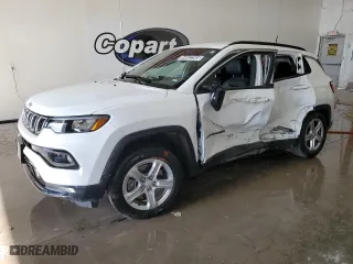 2024 Jeep Compass Latitude with VIN 3C4NJDBN3RT608064, listed as a Copart auction lot 54022345 with 44,171 mi miles and Salvage Title. Bid and sale history available at carsss.com. Image 1.