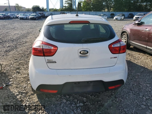 2014 Kia Rio EX with VIN KNADN5A37E6410739, listed as a Copart auction lot 70122594 with 60,177 mi miles and Salvage Title. Bid and sale history available at carsss.com. Image 6.