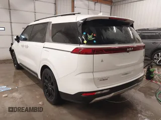2023 Kia Carnival SX with VIN KNDNE5H38P6207438, listed as a IAAI auction lot 41312749 with 55,403 mi miles. Bid and sale history available at carsss.com. Image 3.