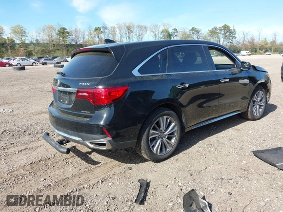 2018 Acura MDX Technology z VIN 5J8YD4H59JL008095, wystawiony jako IAAI lot #42144307 z przebiegiem 81 362 mil mil oraz . Historia ofert i sprzedaży dostępna na DreamBid. Obrazek 4.