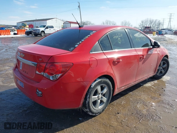 2014 Chevrolet Cruze 1LT with VIN 1G1PC5SB3E7466224, listed as a IAAI auction lot 41617167 with 155,000 mi miles and . Bid and sale history available at DreamBid. Image 4.