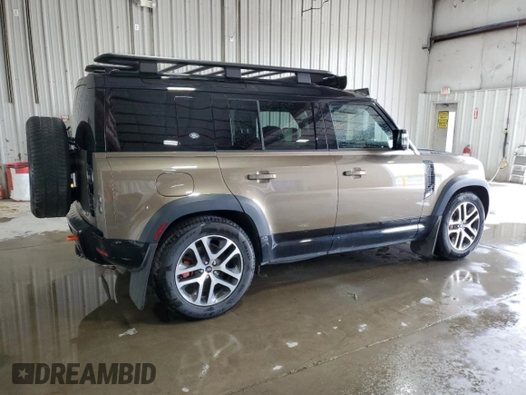 2023 Land Rover Defender X с VIN SALEX7EU8P2140939, выставлен на аукционе Copart как лот 55811195 с пробегом 33 446 миль миль и Списание • Salvage title. История ставок и продаж доступна на DreamBid. Изображение 3.