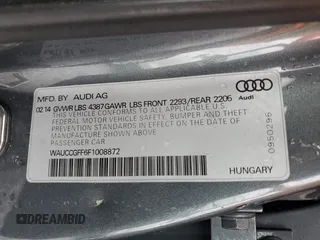 2015 Audi A3 1.8T Premium Plus with VIN WAUCCGFF6F1008872, listed as a Copart auction lot 51238055 with 160,843 mi miles and Clean Title. Bid and sale history available at carsss.com. Image 12.