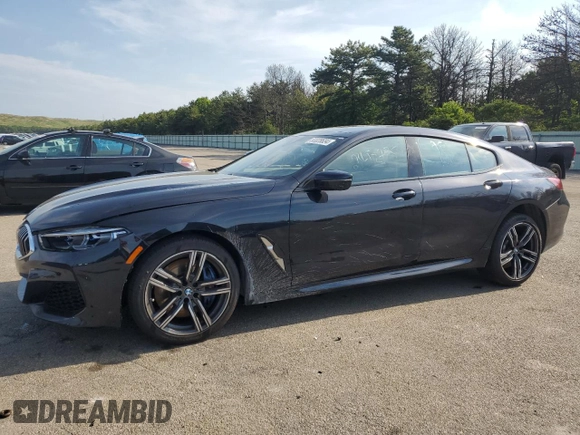 2020 BMW 8 Series 840i with VIN WBAGV4C08LCD84826, listed as a Copart auction lot 53328634 with 36,703 mi miles and Salvage title. Bid and sale history available at DreamBid. Image 1.