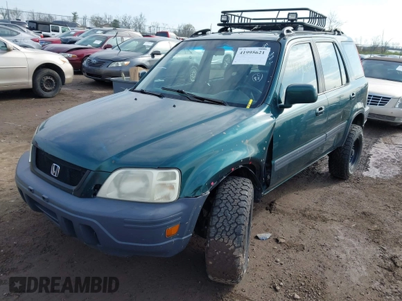2000 Honda CR-V EX with VIN JHLRD1865YC029209, listed as a IAAI auction lot 41995621 with 172,505 mi miles. Bid and sale history available at carsss.com. Image 2.