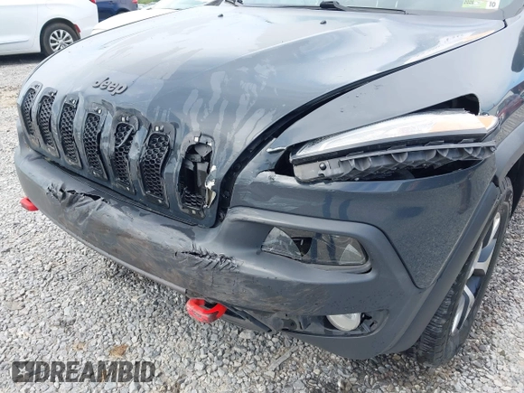 2017 Jeep Cherokee Trailhawk z VIN 1C4PJMBS1HW569093, wystawiony jako IAAI lot #42286940 z przebiegiem 121 876 mil mil oraz . Historia ofert i sprzedaży dostępna na DreamBid. Obrazek 6.
