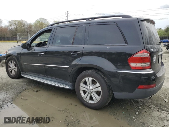 2009 Mercedes-Benz GL 450 with VIN 4JGBF71E49A492626, listed as a Copart auction lot 51293385 with 216,690 mi miles and Salvage Title. Bid and sale history available at DreamBid. Image 2.