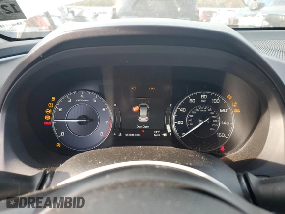 2021 Acura RDX with VIN 5J8TC2H31ML013778, listed as a Copart auction lot 75663814 with 52,836 mi miles and Salvage title. Bid and sale history available at DreamBid. Image 9.