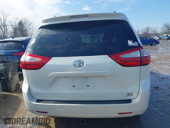 2017 Toyota Sienna XLE with VIN 5TDDZ3DC3HS171251, listed as a IAAI auction lot 41637035 with 124,127 mi miles and . Bid and sale history available at DreamBid. Image 17.