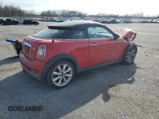 2012 MINI Coupe S z VIN WMWSX3C54CT465636, wystawiony jako Copart lot #46641355 z przebiegiem 144 611 mil mil oraz Szkoda całkowita • Salvage title. Historia ofert i sprzedaży dostępna na DreamBid. Obrazek 3.