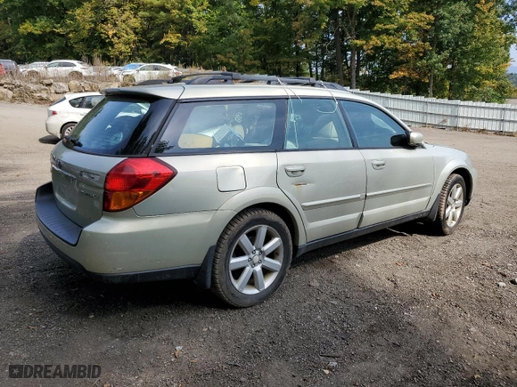 2006 Subaru Legacy Wagon Outback 2.5i Ltd with VIN 4S4BP62C667347987, listed as a Copart auction lot 71703824 with 0 mi miles and Salvage Title. Bid and sale history available at carsss.com. Image 3.