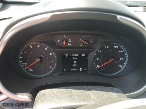 2020 Chevrolet Malibu RS with VIN 1G1ZG5ST0LF143130, listed as a Copart auction lot 43481565 with 56,137 mi miles and Salvage Title. Bid and sale history available at carsss.com. Image 9.