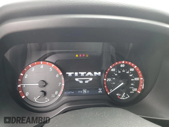 2021 Nissan Titan Pro-4X with VIN 1N6AA1ED8MN500058, listed as a Copart auction lot 55051245 with 41,337 mi miles and Salvage title. Bid and sale history available at DreamBid. Image 9.
