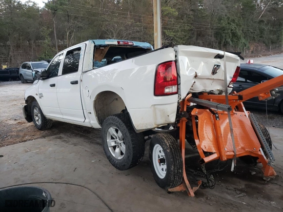 2021 Ram 1500 Classic Tradesman with VIN 3C6RR7KT7MG517589, listed as a Copart auction lot 80112354 with 205,149 mi miles and Non Repairable. Bid and sale history available at carsss.com. Image 2.