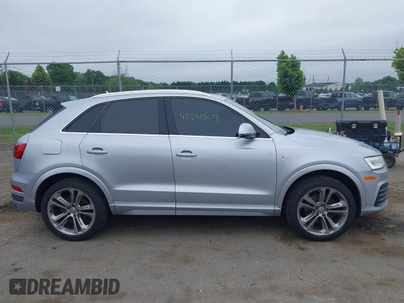 2016 Audi Q3 Prestige with VIN WA1FFCFS9GR007872, listed as a IAAI auction lot 42541509 with 86,187 mi miles and . Bid and sale history available at DreamBid. Image 13.