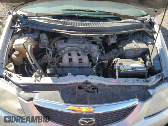 2002 Mazda MPV LX with VIN JM3LW28J520311163, listed as a Copart auction lot 85647314 with Not provided miles and Salvage title. Bid and sale history available at DreamBid. Image 12.