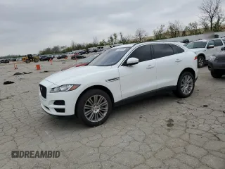 2019 Jaguar F-Pace 25t Premium with VIN SADCJ2GX2KA367489, listed as a Copart auction lot 51836315 with 124,524 mi miles and Salvage title. Bid and sale history available at DreamBid. Image 1.