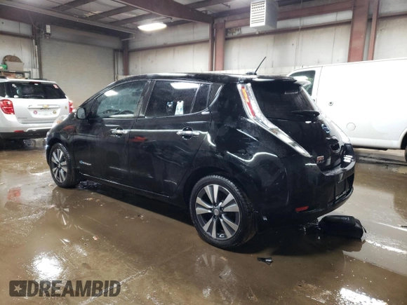 2015 Nissan LEAF S with VIN 1N4AZ0CP6FC334064, listed as a Copart auction lot 49307085 with 42,375 mi miles and Salvage Title. Bid and sale history available at DreamBid. Image 2.