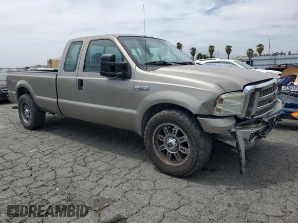 2006 Ford F-250 XL with VIN 1FTSX20566EA53924, listed as a Copart auction lot 56598195 with 237,387 mi miles and Salvage title. Bid and sale history available at DreamBid. Image 4.