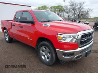 2023 Ram 1500 Big Horn with VIN 1C6SRFBT7PN620356, listed as a IAAI auction lot 41892108 with 44,824 mi miles. Bid and sale history available at carsss.com. Image 1.