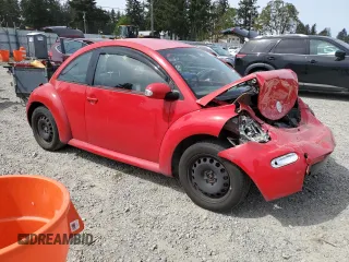 2005 Volkswagen Beetle GL with VIN 3VWBK31C25M411513, listed as a Copart auction lot 55742325 with 156,872 mi miles and Salvage Title. Bid and sale history available at DreamBid. Image 4.