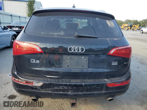 2010 Audi Q5 Premium Plus with VIN WA1LKAFP5AA101025, listed as a Copart auction lot 77333734 with 137,438 mi miles and Salvage title. Bid and sale history available at DreamBid. Image 6.