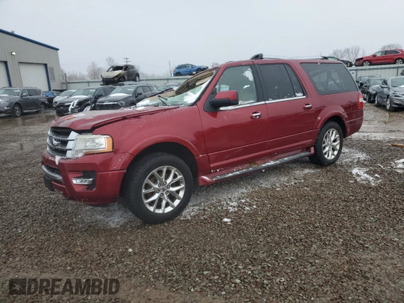2016 Ford Expedition Max Limited with VIN 1FMJK2AT1GEF07520, listed as a Copart auction lot 48904325 with 188,366 mi miles and Salvage title. Bid and sale history available at DreamBid. Image 1.