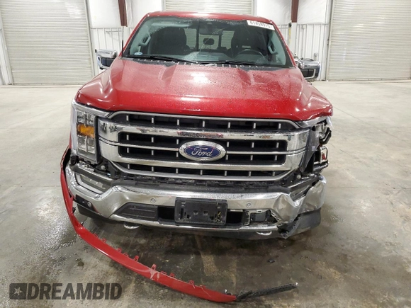 2021 Ford F-150 XL with VIN 1FTFW1E57MKE11716, listed as a Copart auction lot 61458915 with 47,080 mi miles and Salvage title. Bid and sale history available at DreamBid. Image 5.