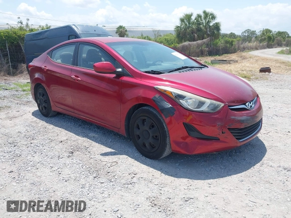 2016 Hyundai Elantra SE with VIN 5NPDH4AE7GH663509, listed as a IAAI auction lot 42196319 with 97,368 mi miles and . Bid and sale history available at DreamBid. Image 1.