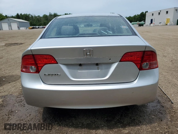 2006 Honda Civic LX with VIN 2HGFA16506H009951, listed as a Copart auction lot 58567355 with 140,813 mi miles and Clean title. Bid and sale history available at DreamBid. Image 6.