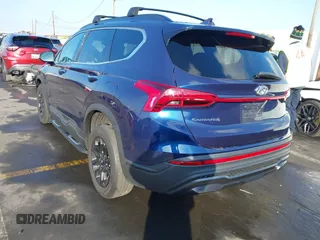 2022 Hyundai Santa Fe XRT with VIN 5NMS6DAJ1NH396954, listed as a IAAI auction lot 41437662 with 35,595 mi miles. Bid and sale history available at carsss.com. Image 3.