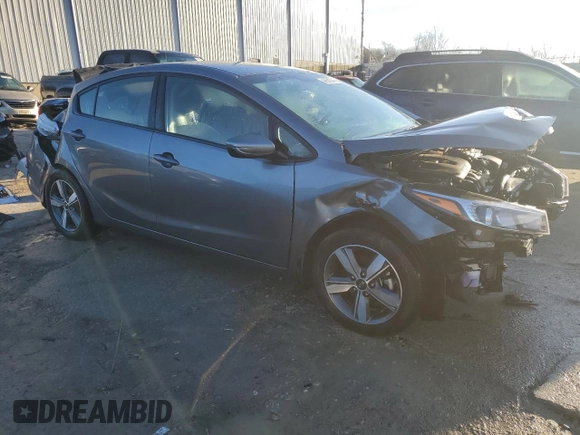 2018 Kia Forte LX with VIN 3KPFL4A74JE202689, listed as a Copart auction lot 46548415 with 25,196 mi miles and Non Repairable. Bid and sale history available at carsss.com. Image 4.