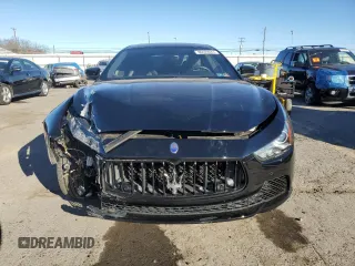 2017 Maserati Ghibli with VIN ZAM57XSS2H1249720, listed as a Copart auction lot 80409684 with 56,769 mi miles and Salvage Title. Bid and sale history available at carsss.com. Image 5.