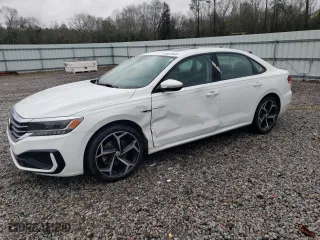 2020 Volkswagen Passat 2.0T R-Line with VIN 1VWMA7A30LC018563, listed as a Copart auction lot 48374625 with 126,691 mi miles and Salvage Title. Bid and sale history available at carsss.com. Image 1.