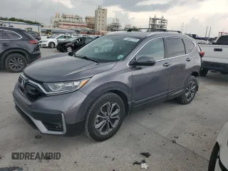 2021 Honda CR-V EX-L z VIN 7FARW1H85ME023694, wystawiony jako Copart lot #58827155 z przebiegiem 33 279 mil mil oraz Szkoda całkowita • Salvage title. Historia ofert i sprzedaży dostępna na DreamBid. Obrazek 1.