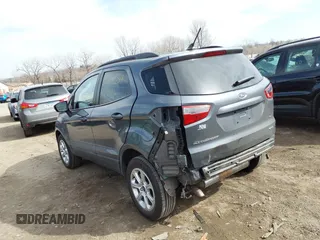 2021 Ford EcoSport SE z VIN MAJ6S3GL1MC425050, wystawiony jako IAAI lot #41808554 z przebiegiem 63 785 mil mil oraz . Historia ofert i sprzedaży dostępna na DreamBid. Obrazek 3.