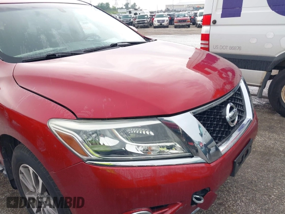 2014 Nissan Pathfinder S with VIN 5N1AR2MM7EC619604, listed as a IAAI auction lot 42694493 with 75,388 mi miles and . Bid and sale history available at DreamBid. Image 6.