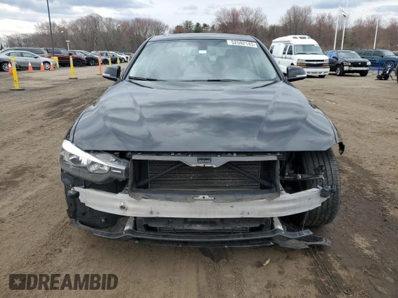 2014 BMW 3 Series 328d xDrive with VIN WBA3D5C51EKX96465, listed as a Copart auction lot 52592145 with 82,526 mi miles and Salvage Title. Bid and sale history available at carsss.com. Image 5.