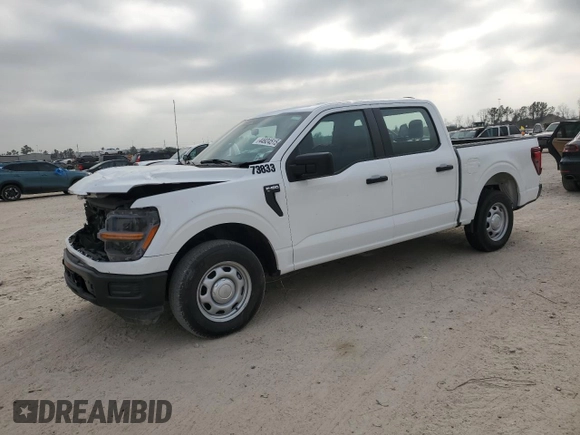 2024 Ford F-150 with VIN 1FTEW1K89RKD05902, listed as a Copart auction lot 44924515 with 3,935 mi miles and Salvage title. Bid and sale history available at DreamBid. Image 1.