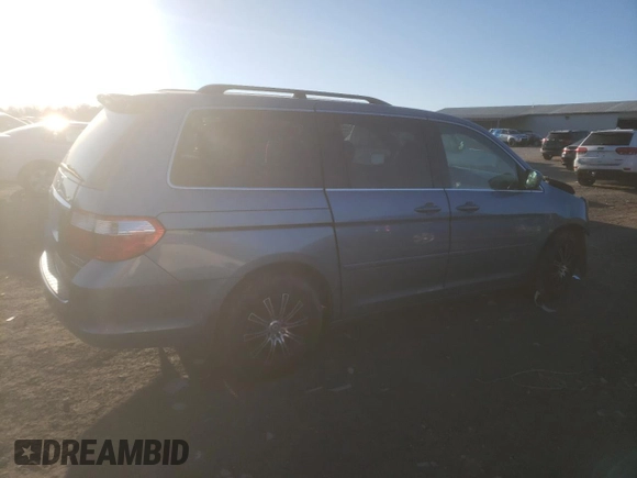 2005 Honda Odyssey TOURING with VIN 5FNRL38875B129436, listed as a Copart auction lot 89017365 with 0 mi miles and Salvage Title. Bid and sale history available at carsss.com. Image 3.
