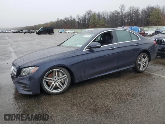 2019 Mercedes-Benz E-Class E 300 with VIN WDDZF4KB9KA582176, listed as a Copart auction lot 48872375 with 0 mi miles and Salvage Title. Bid and sale history available at carsss.com. Image 1.