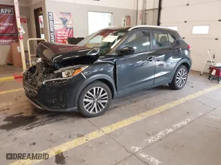 2021 Nissan Kicks SV with VIN 3N1CP5CV9ML503860, listed as a IAAI auction lot 41615309 with 63,804 mi miles. Bid and sale history available at carsss.com. Image 16.