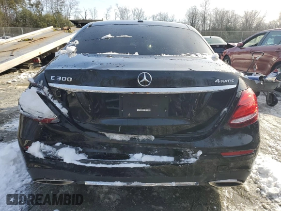 2017 Mercedes-Benz E-Class E 300 Luxury with VIN WDDZF4KB7HA223028, listed as a Copart auction lot 87732205 with Not Provided miles and Salvage Title. Bid and sale history available at carsss.com. Image 6.