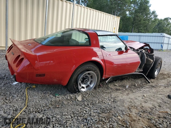 1979 Chevrolet Corvette with VIN 1Z8749S432394, listed as a Copart auction lot 63610445 with 62,086 mi miles and Salvage title. Bid and sale history available at DreamBid. Image 3.